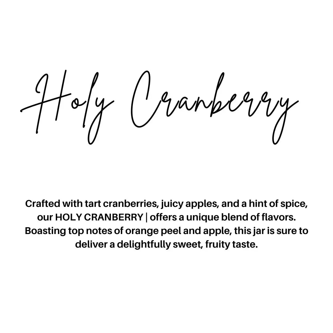 Holy Cranberry Candle 8oz - Mohebina laemeh